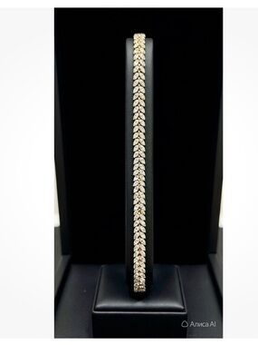 7.6”+ extender Women's Rose Gold plated 18k Crystal Link Bracelet by XUPING